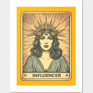 Tarot Card: The Influencer Posters and Art